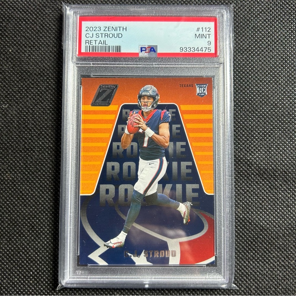 2023 Panini Zenith  #112 C.J. Stroud RC Rookie PSA 9 MINT Houston Texans